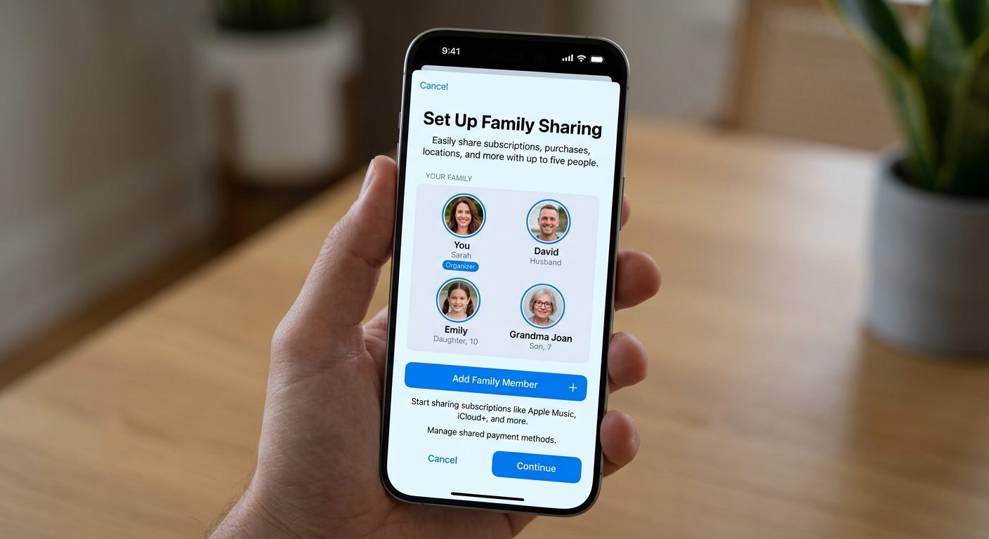 How to share Apple Music subscription with family through iPhone Family Sharing settings