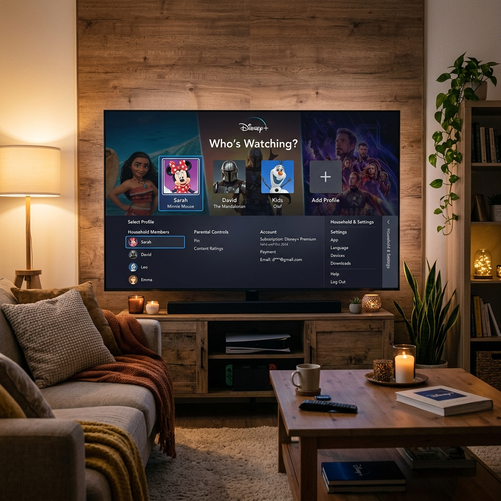 How to add another household to Disney Plus household verification screen